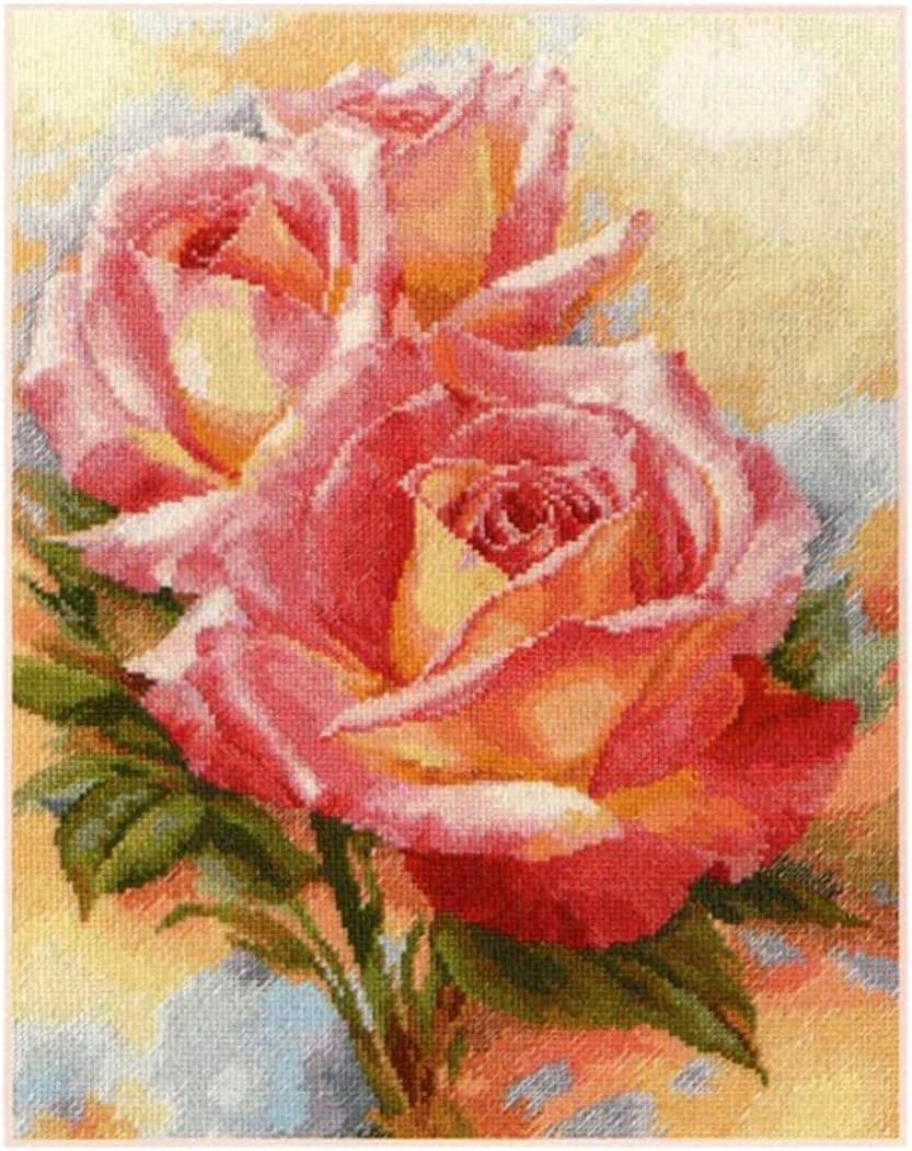 Alisa Borduurpakket Roze Rozen 2-31
