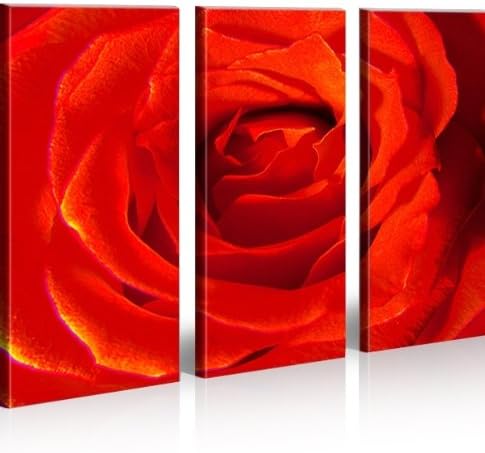 islandburner Bild Bilder auf Leinwand Bed Me Rose Pop Art Blumen Rosen XXL Poster Leinwandbild Wandb