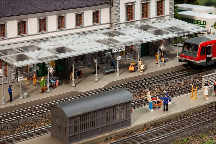Faller FA110140 Bahnhof Königsfeld Modellbausatz, Zubehör, Mehrfarbig, One Size