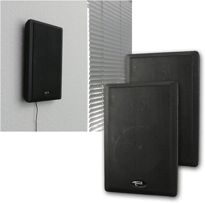 Dynavox WS-502 Flatpanel Speaker,Paar, ultraflache 2-Wege Wandlautsprecher, Surround-Box für Heimkin
