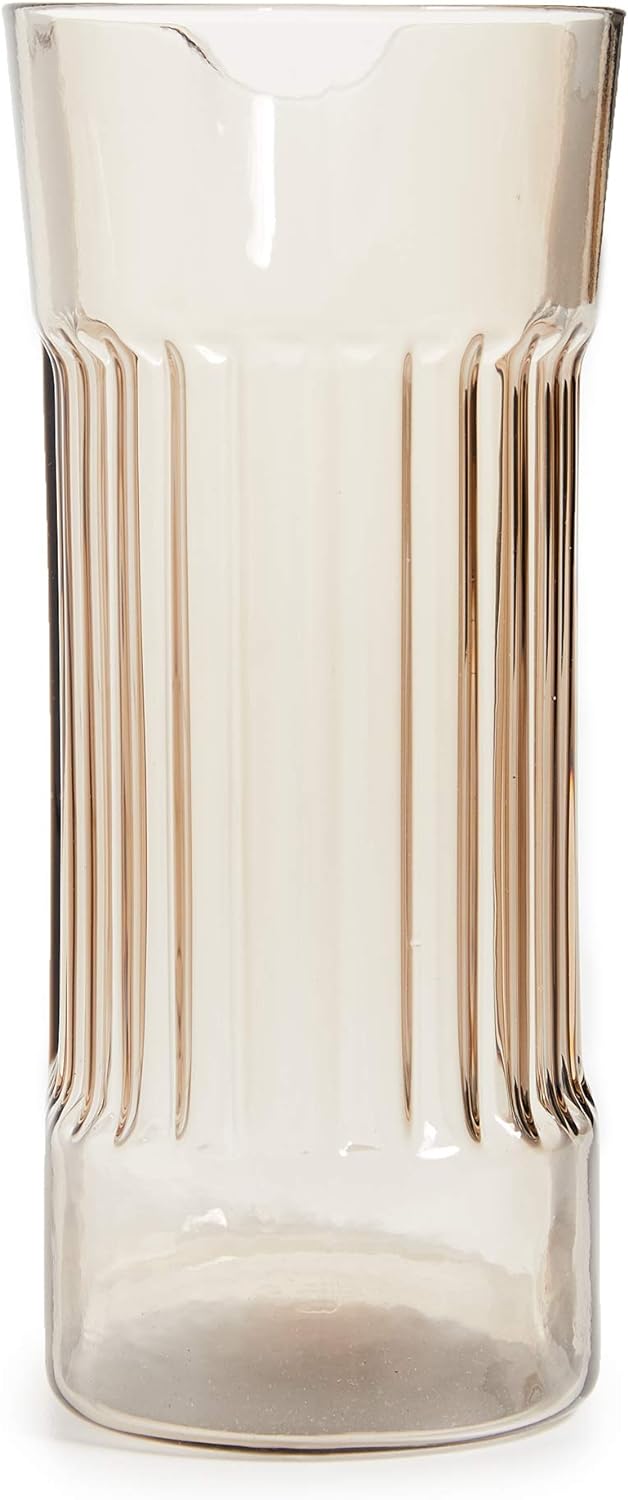 Areaware Ridge Kitchen Pitcher | Glas-Karaffe | Visibility (Smoke), Smoke