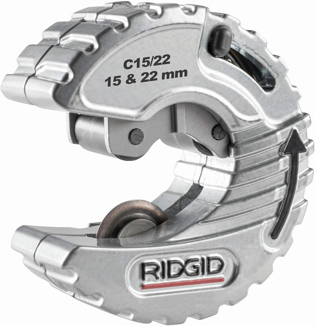 Ridgid 57018 Modell C15/22 mm engstehender Kupferrohrschneider, C-Stil, 15-22 mm Einzelbett, Einzelb