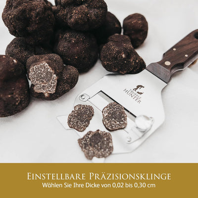TruffleHunter – Professioneller Trüffelhobel – Verstellbarer Trüffelhobel aus Edelstahl