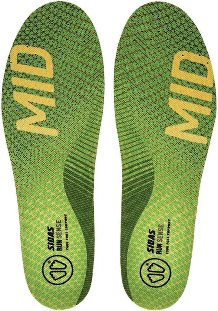 Sidas Run Sense Mid Einlegesohle, S Gruen S, Gruen S