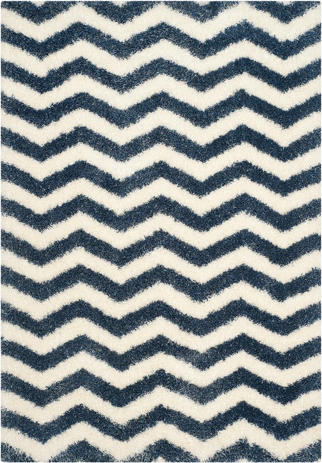 SAFAVIEH Zottelig Teppich für Wohnzimmer, Esszimmer, Schlafzimmer - Montreal Shag Collection, Hoher