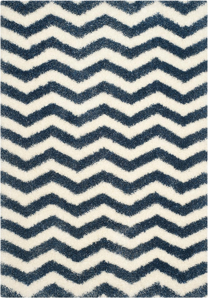 SAFAVIEH Zottelig Teppich für Wohnzimmer, Esszimmer, Schlafzimmer - Montreal Shag Collection, Hoher