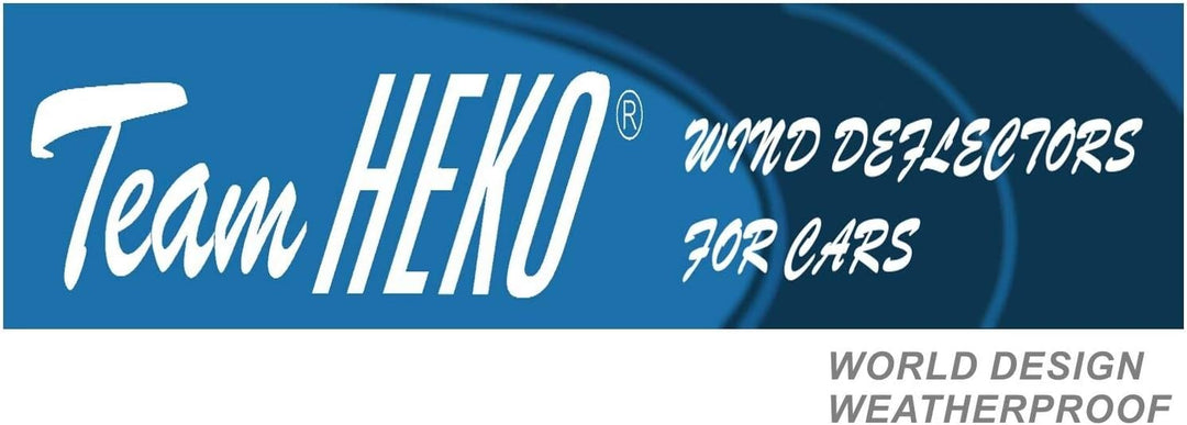 J&J AUTOMOTIVE | Windabweiser Passend Für XC60 1, 2008-2016, Heko Regenabweiser, Schwarz, Getönt, Se