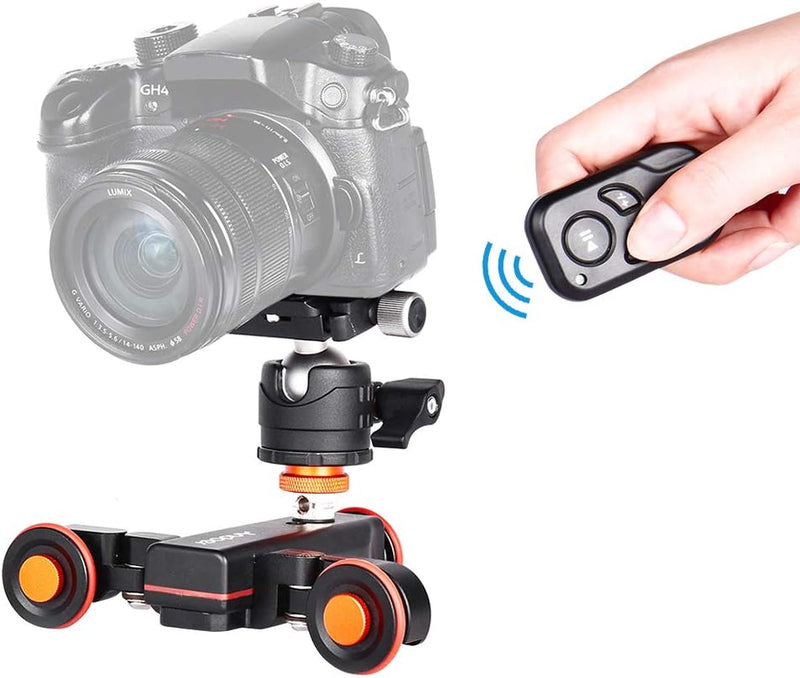 Andoer L4 PRO Video Kamera Slider Dolly Automatische mit Drahtlose Fernbedienung,1800mAh Akku 3 Gesc