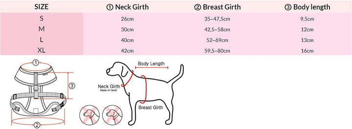 Puppia PAQD-AC1470 BLITZEN HARNESS A, M, karriert rot Rot Kariert M, Rot Kariert M
