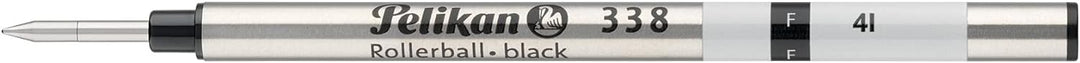 Pelikan 338F 10 Stück Minen für Kugelschreiber, Schwarz 908483, schwarz