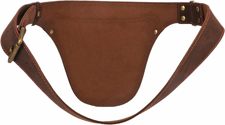 Tourbn Gartenwerkzeugtasche aus Leder, verstellbar, für Elektriker, Tischler, Dunkelbraun, 26 x 22 c