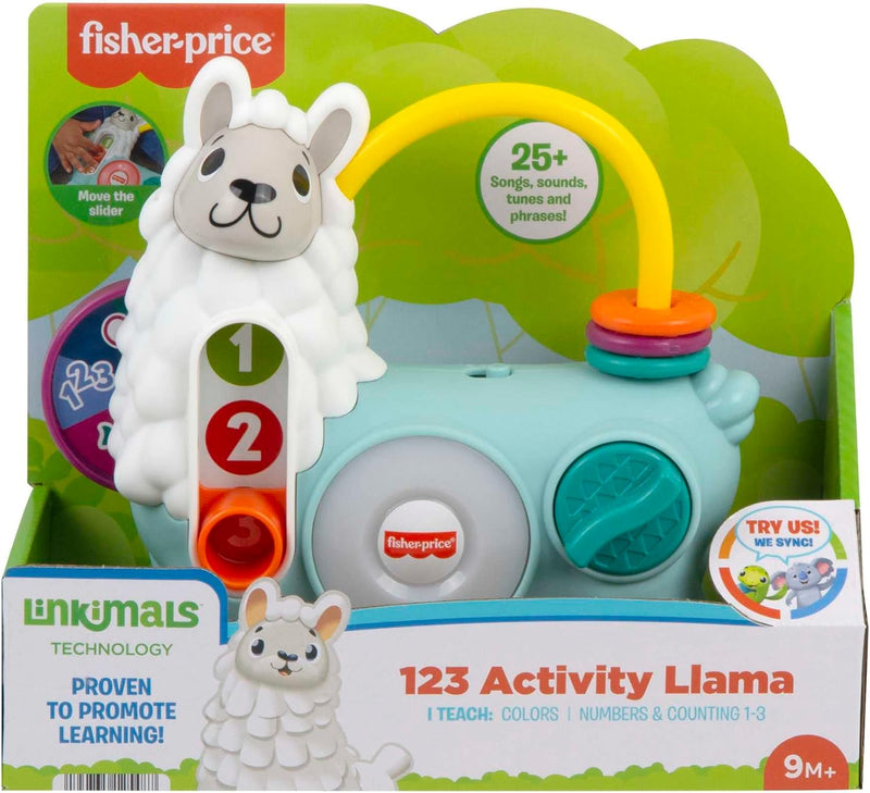 Fisher-Price Linkimals Lernspielzeug für Baby und Kleinkind mit interaktiven Lichtern und Musik, 123