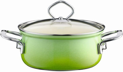 Riess, 0519-036, Starterset 4-TLG. NOUVELLE - SMARAGD, bestehend aus 2 x Fleischtopf mit Glasdeckel