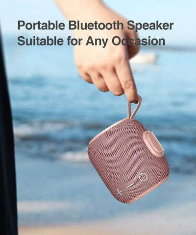 FIGMASU Bluetooth Lautsprecher Tragbarer Mini, Bluetooth 5.0 Kabelloser Lautsprecher, 360 HD-Surroun