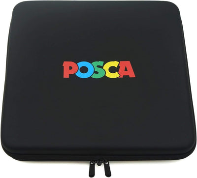 uni-ball 186808 - POSCA Marker Koffer mit 60 Acrylstifte, für viele Oberflächen geeignet, verschiede