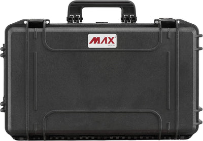 Panaro Max Cases Kunststoffkoffer mit Schaumstoff, hohe Dichte, schwarz, L