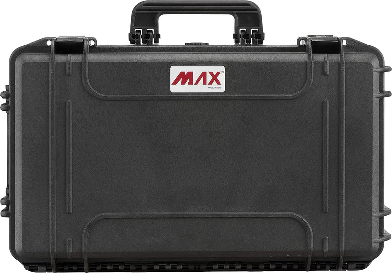 Panaro Max Cases Kunststoffkoffer mit Schaumstoff, hohe Dichte, schwarz, L