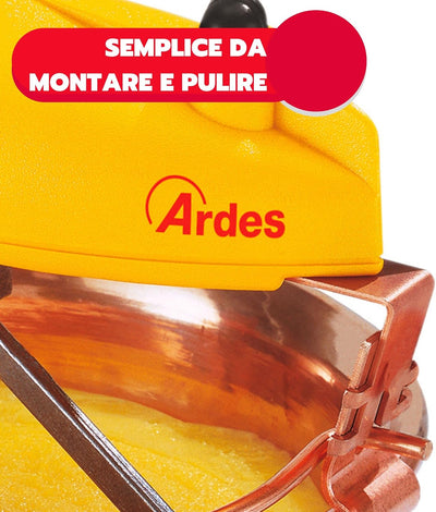 ARDES - AR24AM60 Kupferkessel Durchmesser 26cm Mischer für Marmelade Polenta, Ardes Mischerkessel mi