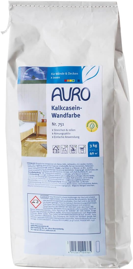 Auro Kalkcasein-Wandfarbe Nr. 751, 3 kg