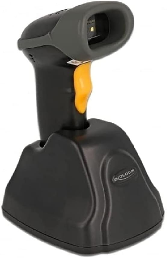 Delock 2,4 GHz Barcode Scanner 1D und 2D mit Ladestation 90518