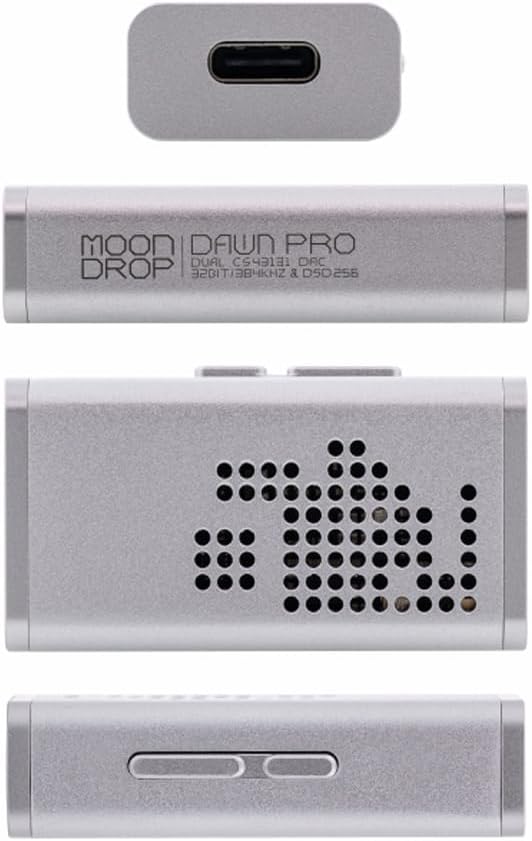 MOONDROP DAWN Pro Protable USB DAC/AMP Dual CS43131 DAC 32Bit/384kHz DSD256 Decoder Heasphone Verstä