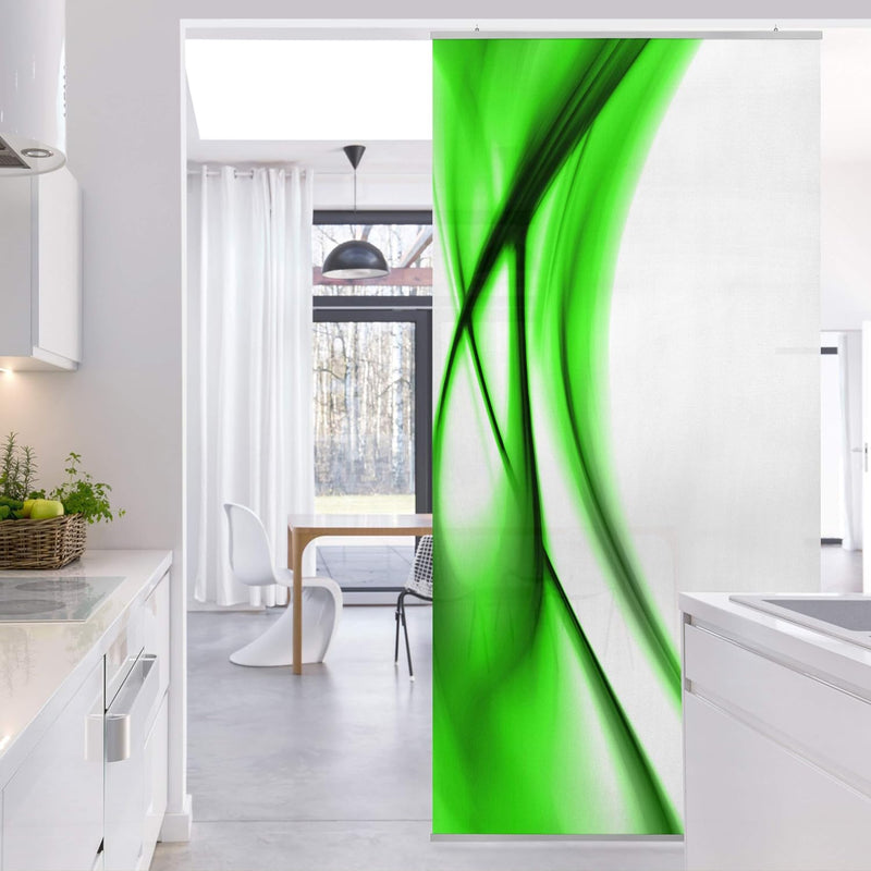 Bilderwelten Raumteiler Green Touch 250x120cm inkl. transparenter Halterung 250x120cm incl. transpar