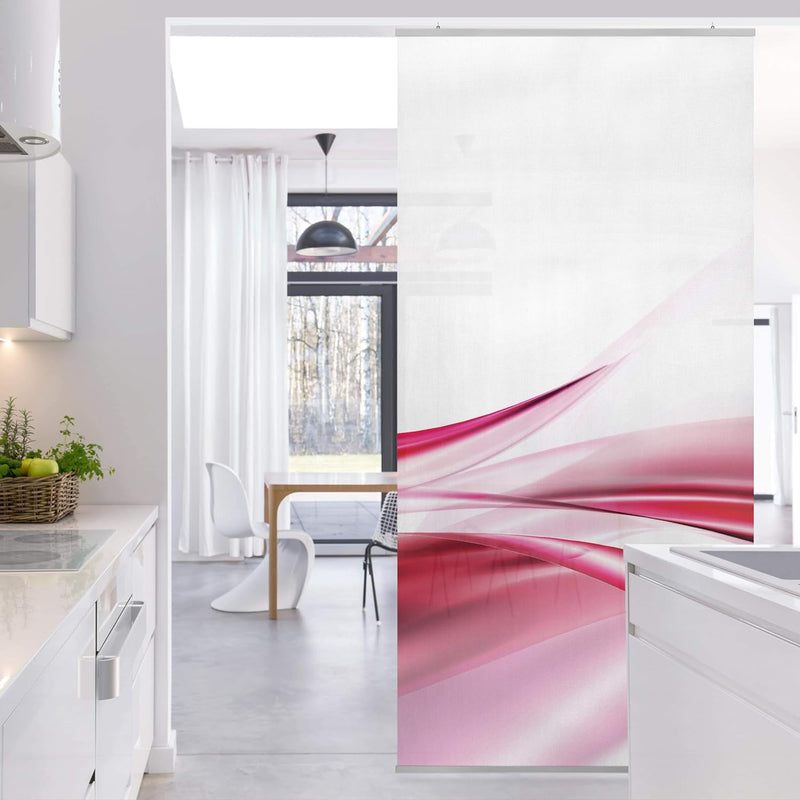 Bilderwelten Raumteiler Pink Dust 250x120cm inkl. transparenter Halterung 250x120cm incl. transparen