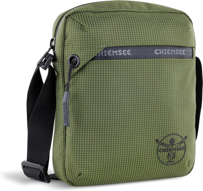Chiemsee Light N Base kleine Schultertasche Messenger Bag Kuriertasche Olive, Olive