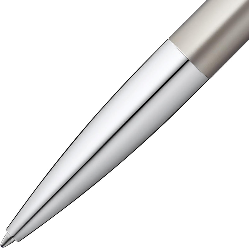LAMY ideos Kugelschreiber 270 – hochwertiger Kuli aus Messinggehäuse mit Palladium-Veredelung mit ei