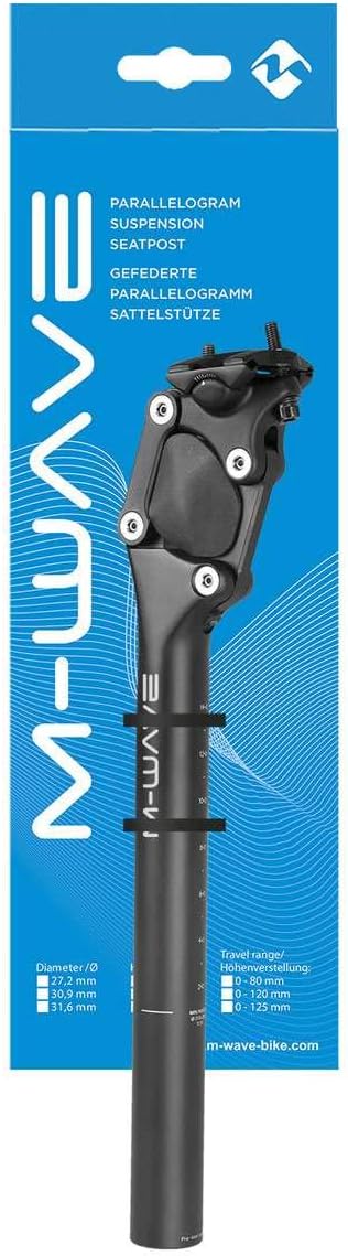 M-Wave FOURSPRING Sattelstütze, schwarz