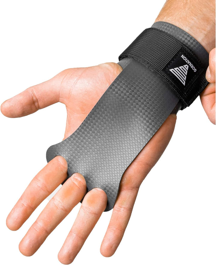 GORNATION Fitness-Handschuhe Carbon - Workout-Grips mit Handgelenkstütze für Herren & Damen - Sporth