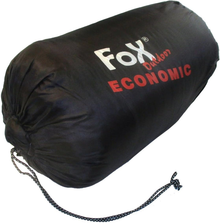 Fox Outdoor Economic Mummy Schlafsack Schwarz/Grau