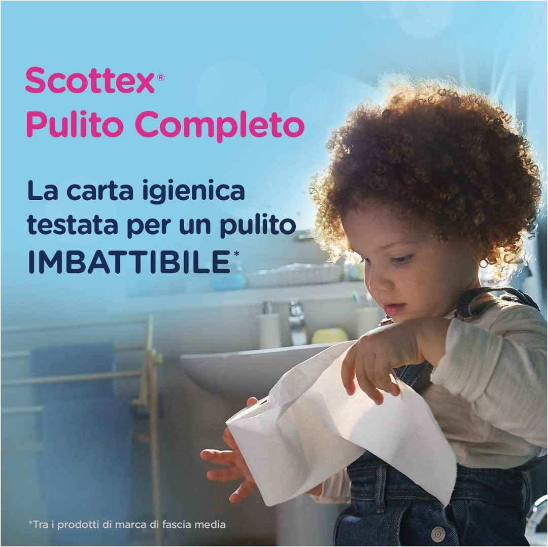 Scottex Komplettes Toilettenpapier, 36 Rollen Maxi, umweltfreundliche Verpackung aus Papier