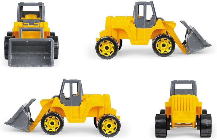 Lena 02218 - Eco GIGA Trucks Aufsitz-Schaufellader, Starke Riesen Radlader Bagger zum Draufsitzen, B