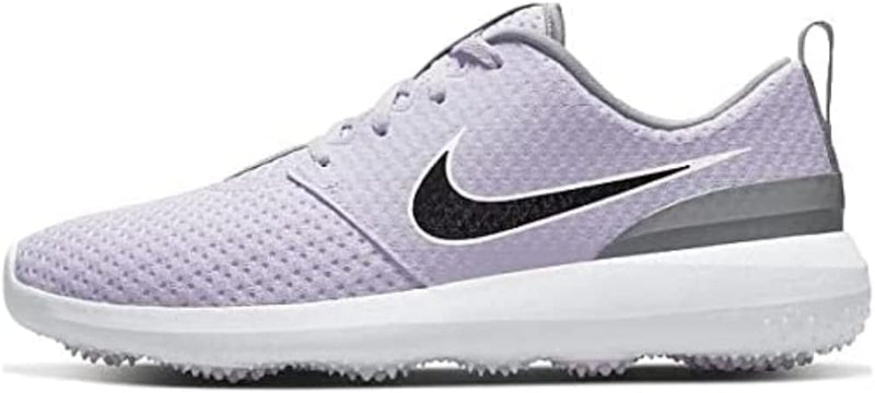 Nike Damen Roshe G Sneaker 36.5 EU Violet Frost Black White Particle Grey, 36.5 EU Violet Frost Blac