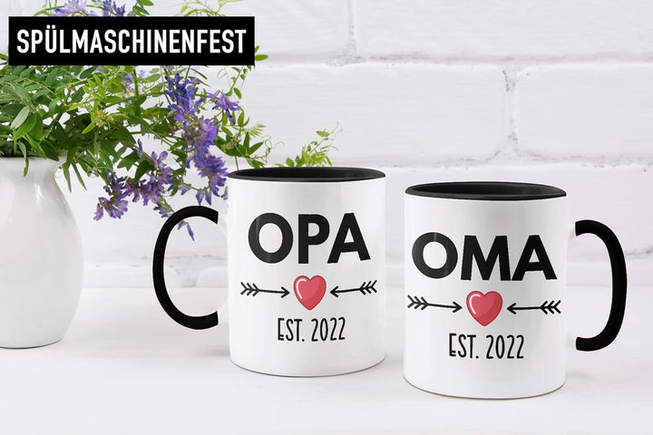 Trendation - Ihr werdet Oma und Opa 2022 Geschenk Schwangerschaft Verkünden Überraschung Baby Du Wir