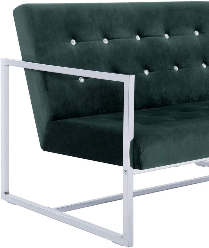 Tidyard 2-Sitzer-Sofa mit Armlehnen Sessel Loungesofa Wohnzimmersofa Sofagarnitur Couchgarnitur Holz