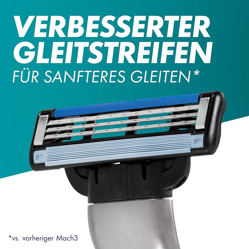 Gillette Mach3 Rasierklingen für Männer, 16 Ersatzklingen 8 Stück (2er Pack), 8 Stück (2er Pack)