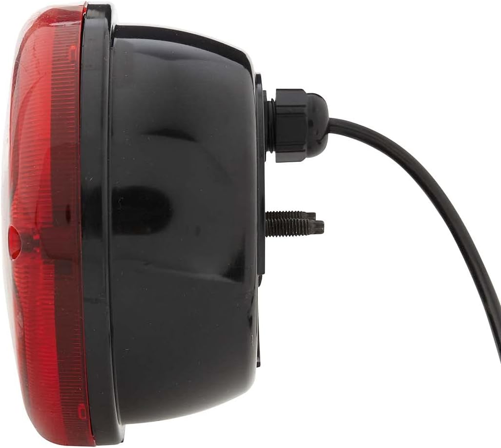 HELLA - Heckleuchte - Hybrid/LED - 24V - geschraubt - Lichtscheibenfarbe: rot/gelb - Kabel: 300mm -