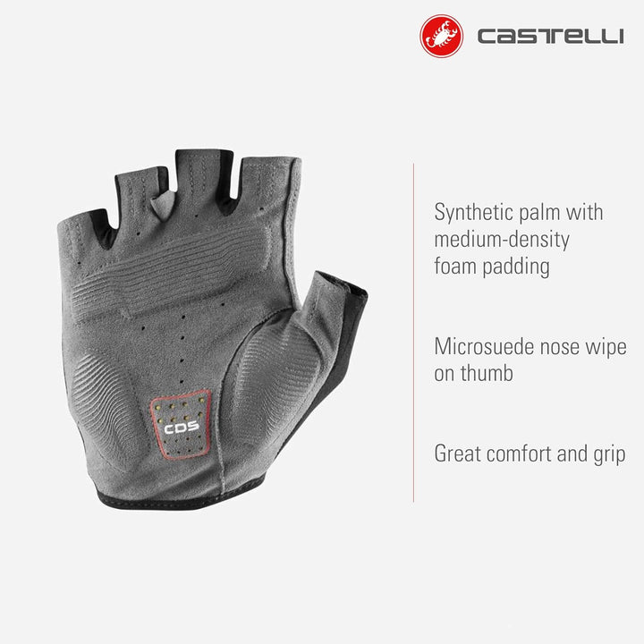CASTELLI Men's Entrata V Glove XL Schwarz, XL Schwarz