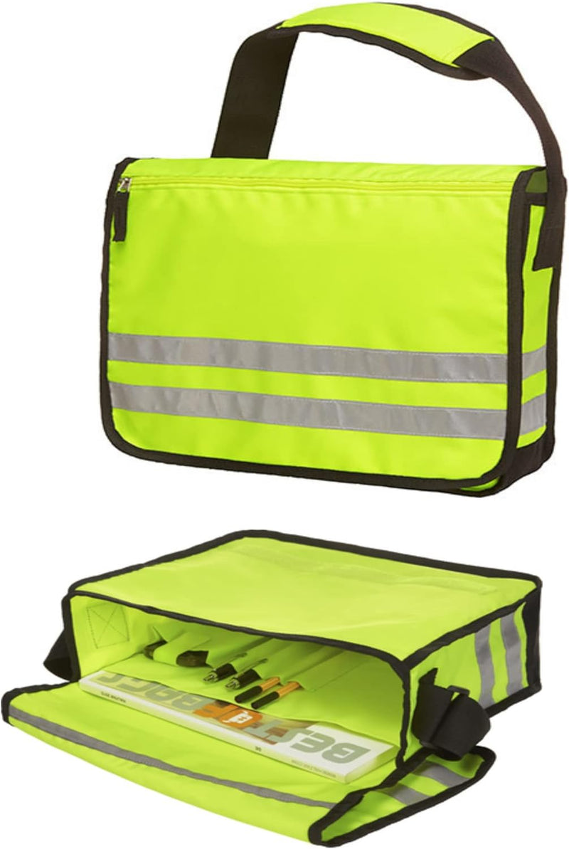 noTrash2003 Hochgradig Reflektierender Messenger Bag Kuriertasche aus LKW Plane Planentasche mit Übe