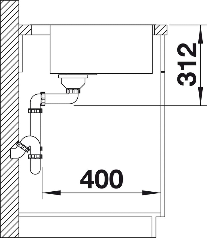 BLANCO SUBLINE 500-IF/A SteelFrame | SILGRANIT anthrazit | Einbauart: Einbau von Oben & Flächenbündi