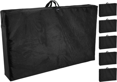 BRUBAKER 6er Pack Premium Schutztasche/Aufbewahrungstasche für Gartenstühle - Robustes Oxford 600D G