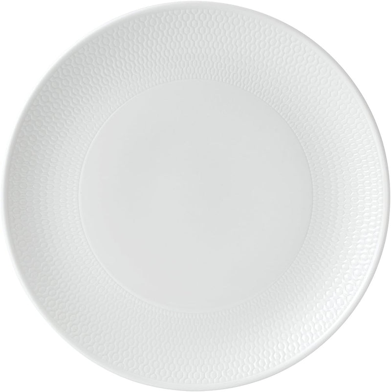 Wedgwood 40023839 Gio Salatteller, 23,9 cm, Knochenporzellan, Weiss 9.4" Modern, 9.4" Modern