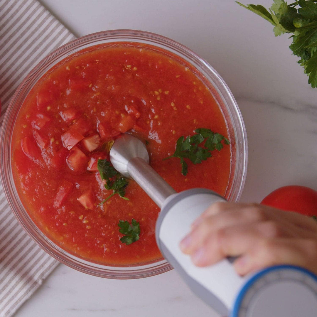 Taurus Bapi 1000 Rocket Inox - Stabmixer. Schlagen und hacken. 1200W. Inklusive Messbecher. Anti Spl