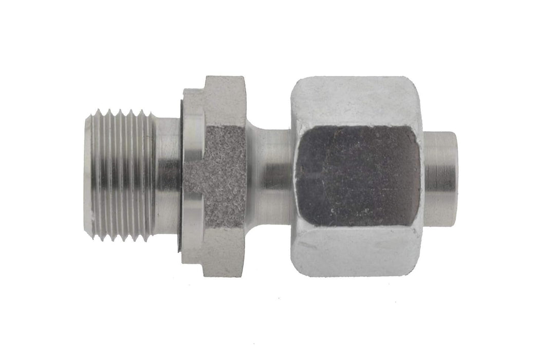 Einstellbare gerade Schneidringverschraubung 20 S-NPT 3/4", Stahl verzinkte Einschraubverschraubung