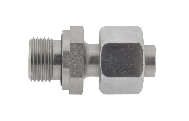 Einstellbare gerade Schneidringverschraubung 20 S-NPT 3/4", Stahl verzinkte Einschraubverschraubung