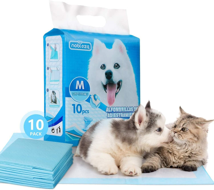 Nobleza -100 pcs x Ultra saugfähige Hunde Trainingsunterlagen Welpenunterlage Welpen Toilettenmatte,
