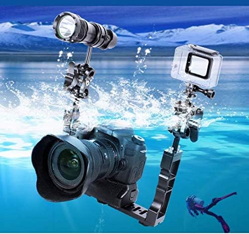4 Stück 2,5 cm Aluminium-Kugelklemmen-Halterung für Unterwasser-Tauchlichtarme, Tablett-System, Foto