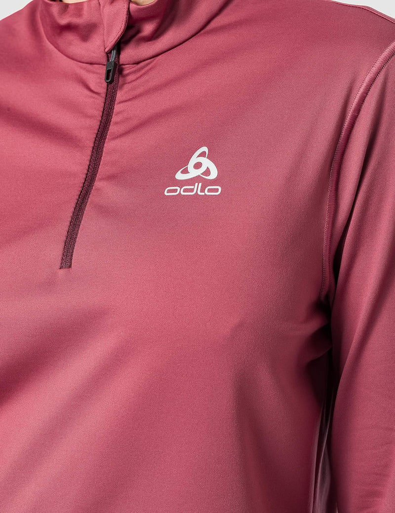 Odlo Damen Midlayer 1/2 Zip Alagna Pullover XS Roan Rouge, XS Roan Rouge